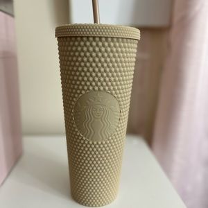 Starbucks overseas matte studded “milk tea” tumbler